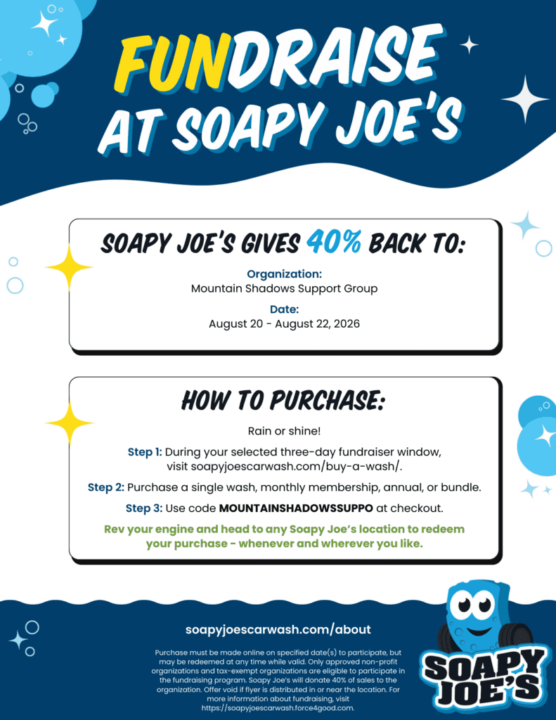 Soapy joes image flyer august fundraiser