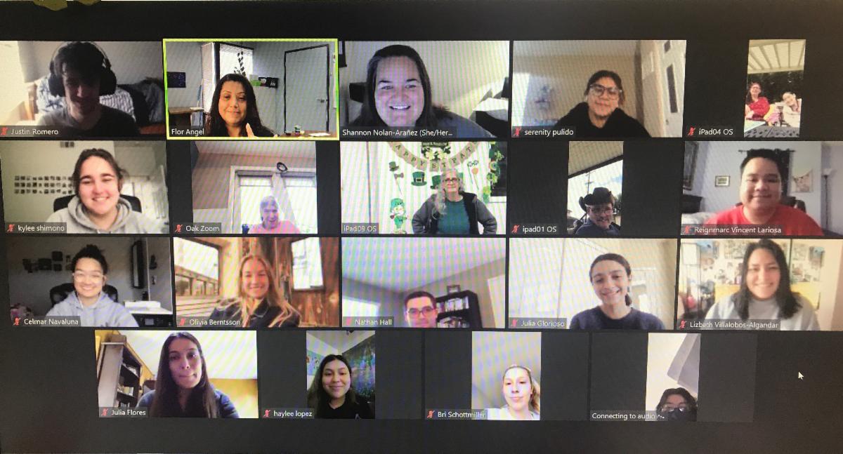 Outreach & CSUSM Virtually - Mountain Shadows Support Group