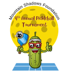 4th Annual Pickleball Logo Black