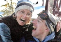 Carol and Michael Skiing